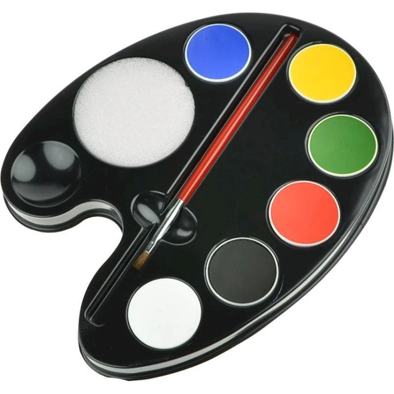 Аквагрим в палитре Kryolan Aquacolor 01106, 6 цветов, 120 г Аквагрим в палитре Kryolan Aquacolor 01106, 6 цветов, 120 г