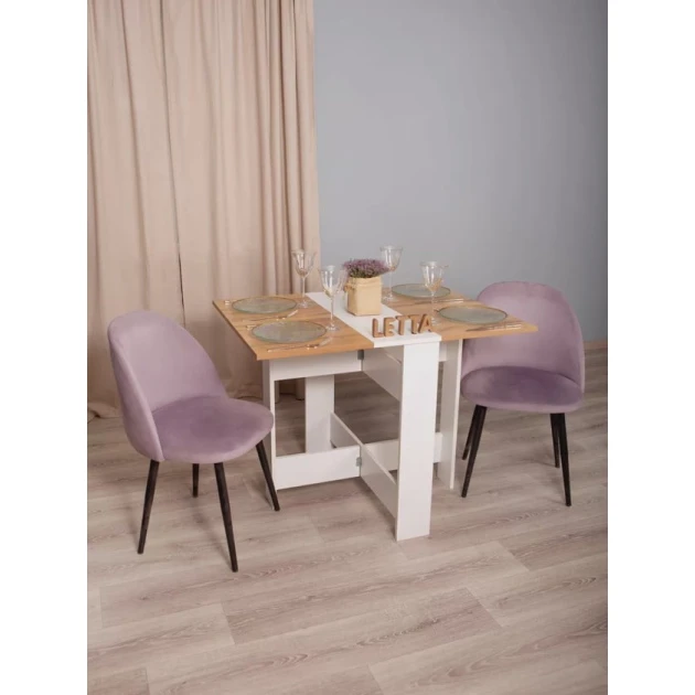 Стол-книжка Letta 3563_Letta25RaskladnoySmWhvot, ЛДСП, 100х76х75 см