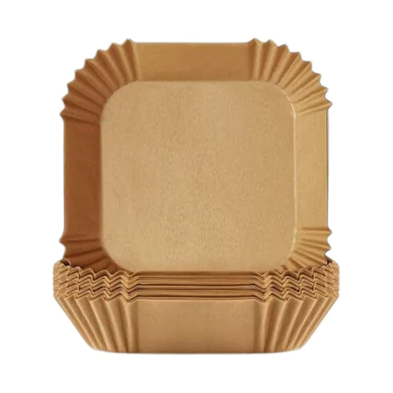 Набор одноразовой посуды для аэрогриля, бежевый, 25х25х4.5 см, 50 шт Набор одноразовой посуды для аэрогриля, бежевый, 25х25х4.5 см, 50 шт