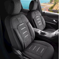 Чехол на сидения Panda Bodrum 005, черный/серый