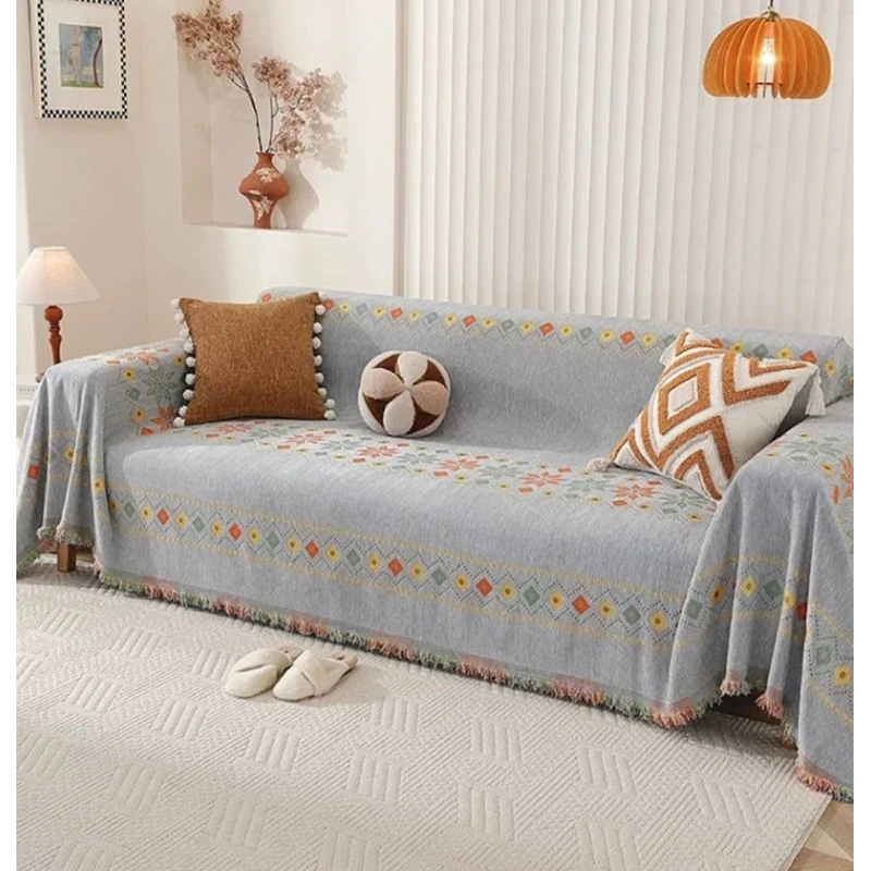 Накидка на диван MiraNova CTS-290, 180x260 см, голубая Накидка на диван MiraNova CTS-290, 180x260 см, голубая