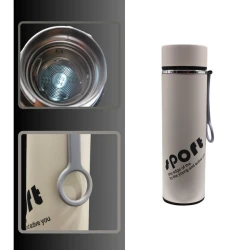 Termos seqva_012, paslanmayan polad, krem, 500 ml