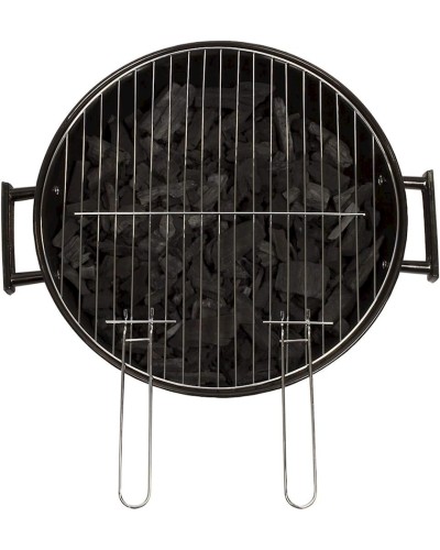 Manqal 064, 51x43x88 sm, alüminium, qara/qırmızı