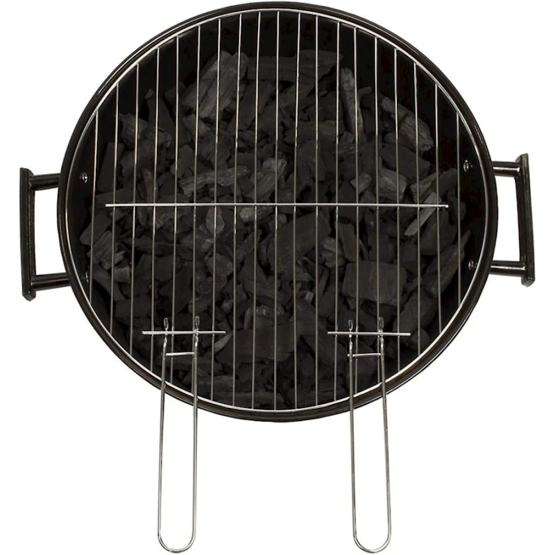 Manqal 064, 51x43x88 sm, alüminium, qara/qırmızı