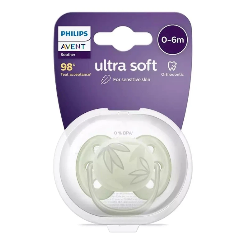 Пустышка Philips AVENT Ultra Soft SCF092/02, 0-16 мес, силикон Пустышка Philips AVENT Ultra Soft SCF092/02, 0-16 мес, силикон