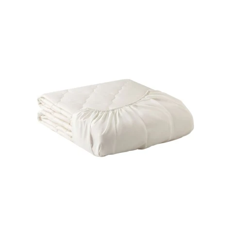 Наматрасник защитный Yataş Superwashed, 160x200 см, хлопок, кремовый