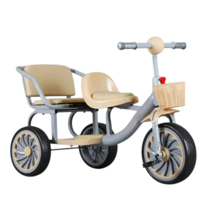 Uşaqlar üçün üçtəkərli velosiped KQ-A8_RB_210967, boz