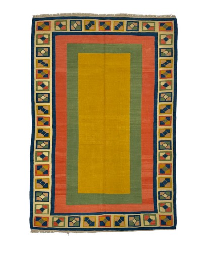 Əl işi kilim xalça Natural halı ELX06, 123х182 sm, yun, rəngbərəng