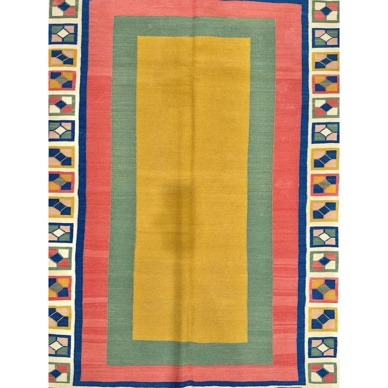 Ковер килим ручного производства Natural halı ELX06, 123х182 см, шерсть, разноцветный Ковер килим ручного производства Natural halı ELX06, 123х182 см, шерсть, разноцветный