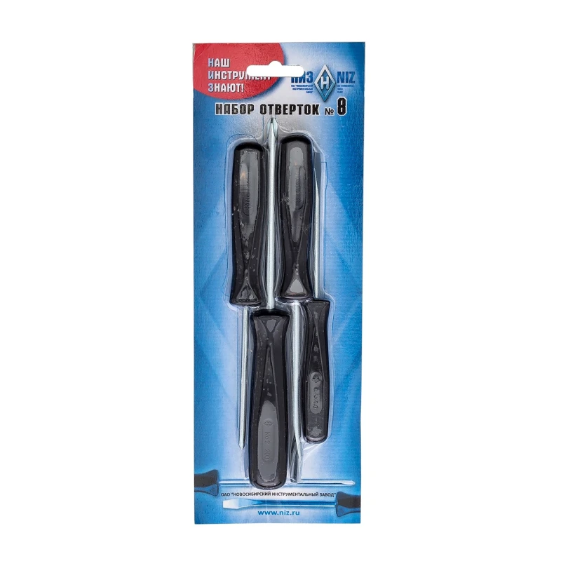 Набор отверток NIZ №8, 4 шт Набор отверток NIZ №8, 4 шт