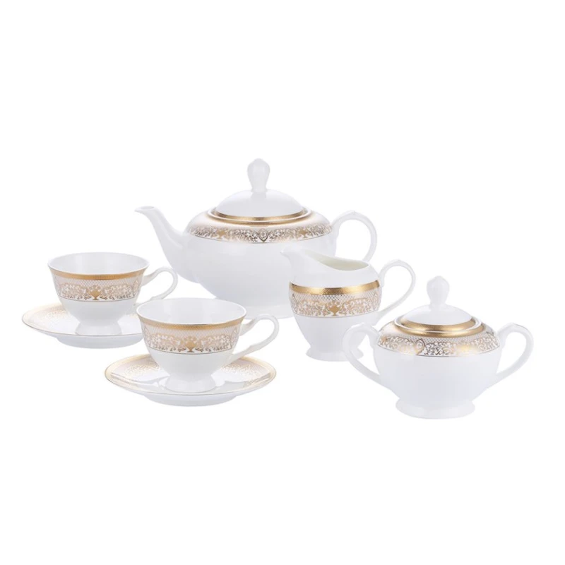 Сервиз чайный Gipfel ARGENTO 40982 на 6 персон, 15 предметов, Материал: фарфор Сервиз чайный Gipfel ARGENTO 40982 на 6 персон, 15 предметов, Материал: фарфор