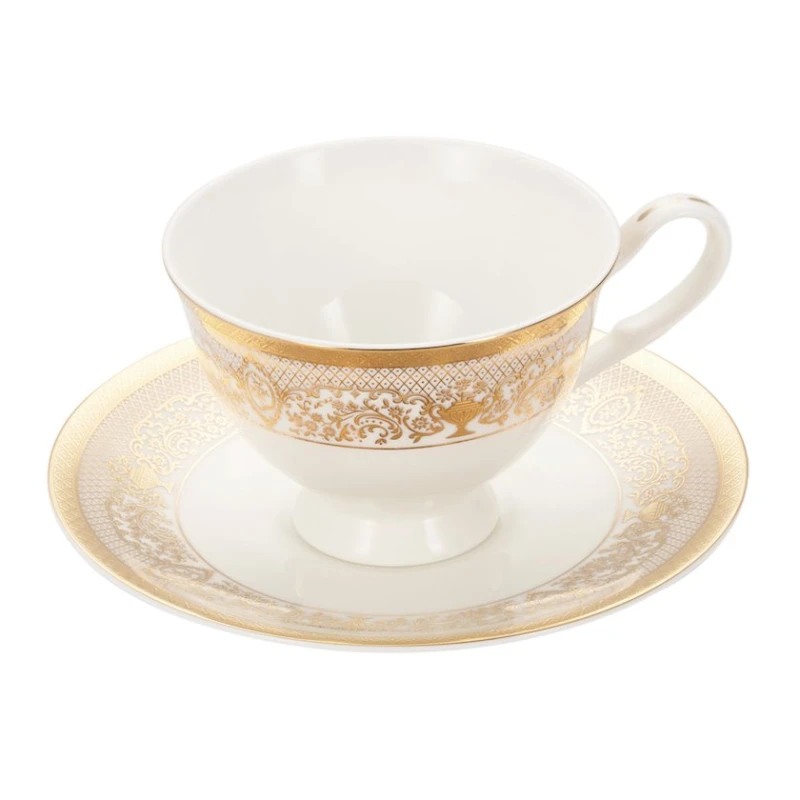 Сервиз чайный Gipfel ARGENTO 40982 на 6 персон, 15 предметов, Материал: фарфор Сервиз чайный Gipfel ARGENTO 40982 на 6 персон, 15 предметов, Материал: фарфор