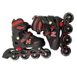 Roliklər uşaqlar üçün M6763, qara/qırmızı, ölçü S (31-34) Roliklər uşaqlar üçün M6763, qara/qırmızı, ölçü S (31-34)