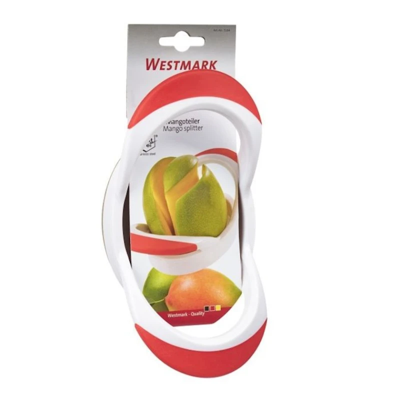 Manqo üçün slayser Westmark, 20х11x6 sm, plastik, qırmızı/ağ Manqo üçün slayser Westmark, 20х11x6 sm, plastik, qırmızı/ağ