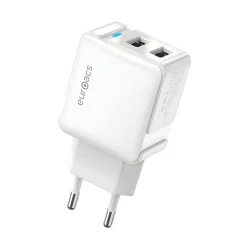 Адаптерная головка Euroacs EU-MQ329 2USB USB 3.4A белая Адаптерная головка Euroacs EU-MQ329 2USB USB 3.4A белая