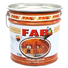 Selülozik lak FAB boya, 15 l, parlaq, şəffaf
