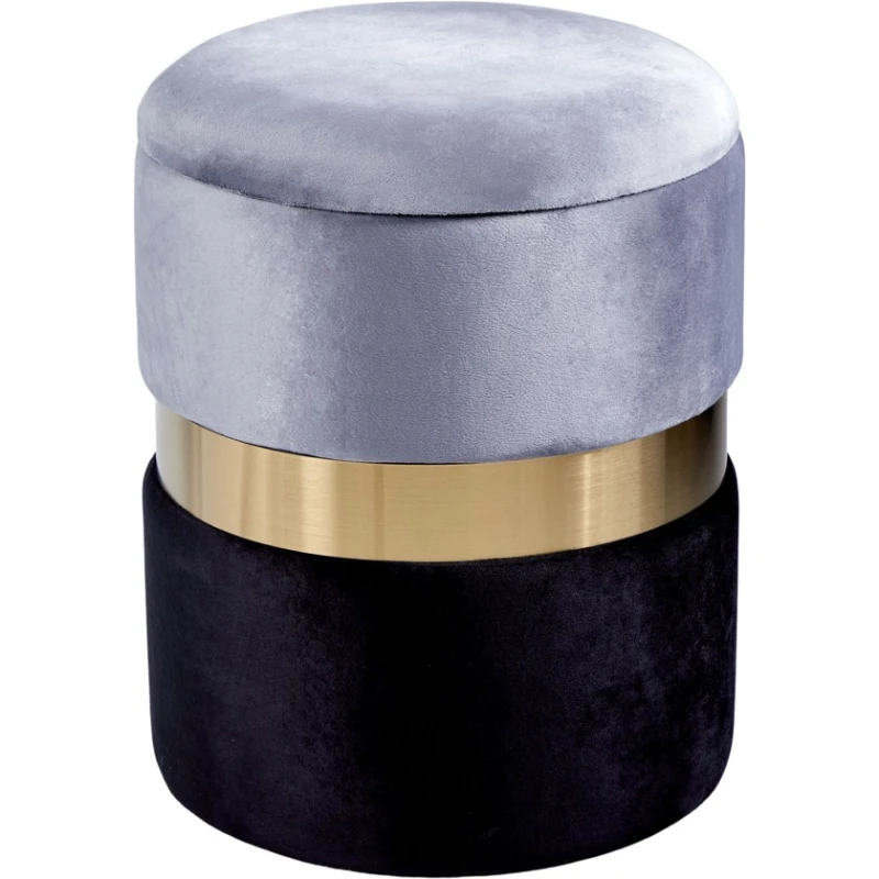 Пуфик 64, ткань, серый, 40x35x35 см Пуфик 64, ткань, серый, 40x35x35 см