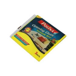 Набор тряпок Polina, 3 шт, желтый