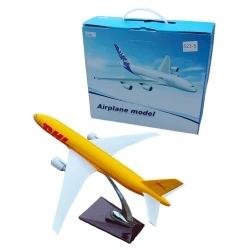Kolleksiya fiquru Aircraft Model DHL Boeing 757, 31x30x18 sm, plastik