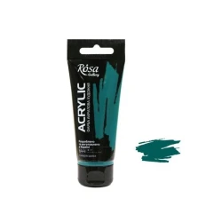 Акриловая краска художественная Rosa Gallery 644, изумрудный, 60 мл Акриловая краска художественная Rosa Gallery 644, изумрудный, 60 мл