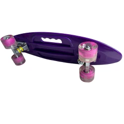 Скейтборд детский с ручкой, фиолетовый. Скейтборд детский с ручкой, фиолетовый.