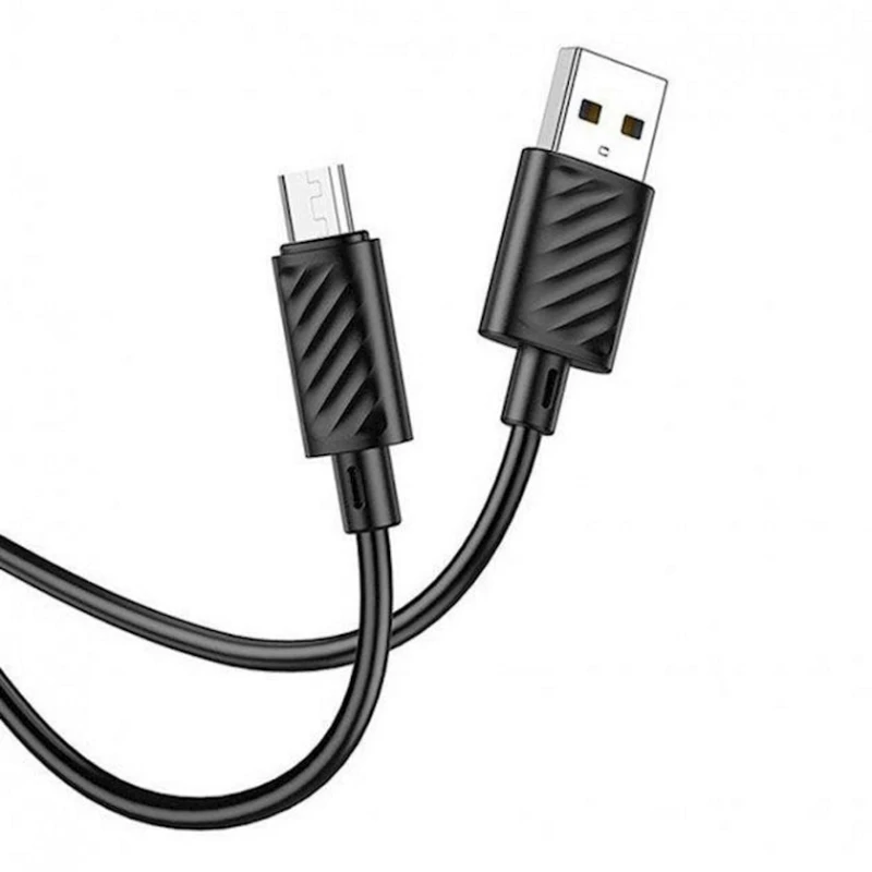 Кабель USB Hoco X88 Gratified USB to micro-USB, Черный