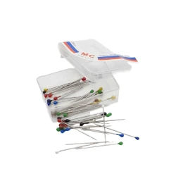 Набор булавок RS0027, 80 шт, 25 мм, разноцветный Набор булавок RS0027, 80 шт, 25 мм, разноцветный