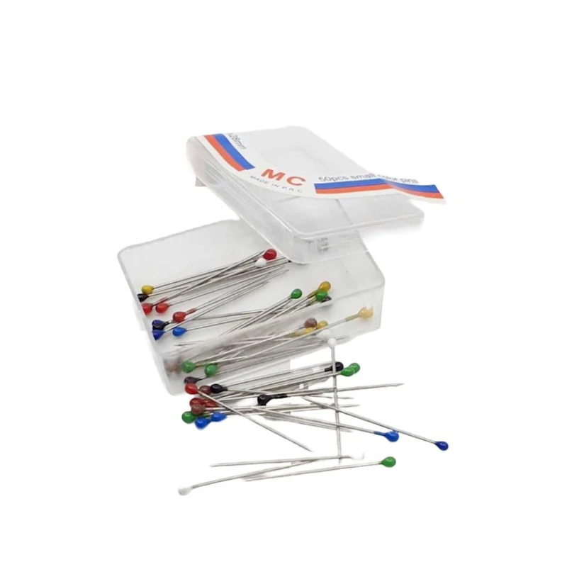 Набор булавок RS0027, 80 шт, 25 мм, разноцветный Набор булавок RS0027, 80 шт, 25 мм, разноцветный