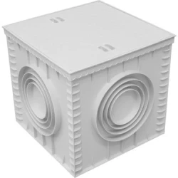 Коробка люка LuxWares, 500x500 мм, пластик - CPA-CS-0028 Коробка люка LuxWares, 500x500 мм, пластик - CPA-CS-0028