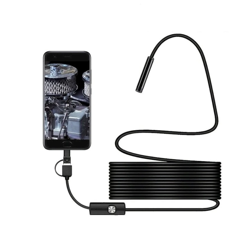 Эндоскоп для автомобиля EB-835 3in1 Waterproof USB Endoscope Camera Эндоскоп для автомобиля EB-835 3in1 Waterproof USB Endoscope Camera