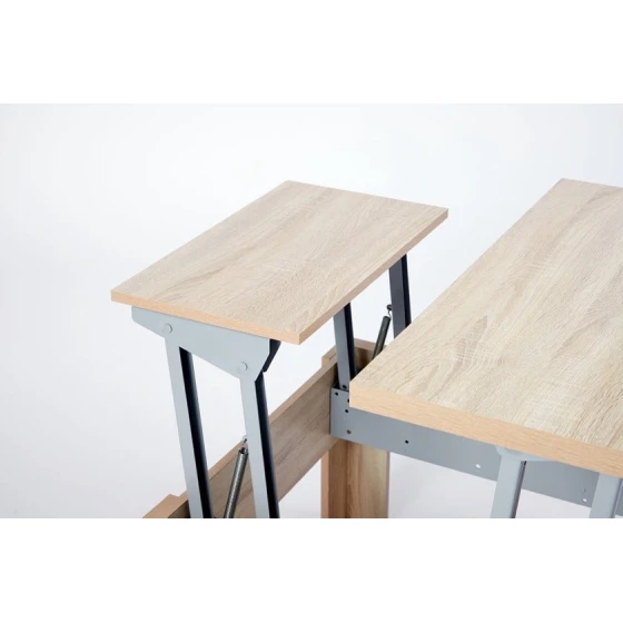 Журнальный стол Art_74, ламинат, светло-коричневый, 45/75x80/160x80 см Журнальный стол Art_74, ламинат, светло-коричневый, 45/75x80/160x80 см