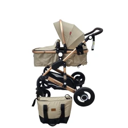 Детская коляска Belecoo 535-Q3, бежевая