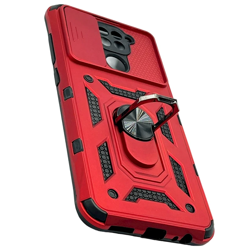 Çexol Robot Xiaomi Redmi Note 9 üçün, qırmızı