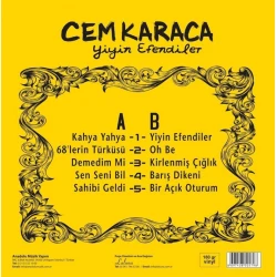 Виниловая пластинка Anadolu Müzik Cem Karaca - Yiyin Efendiler