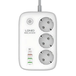 Сетевой фильтр LDNIO SEW3452 Wifi Smart Power Strip White
