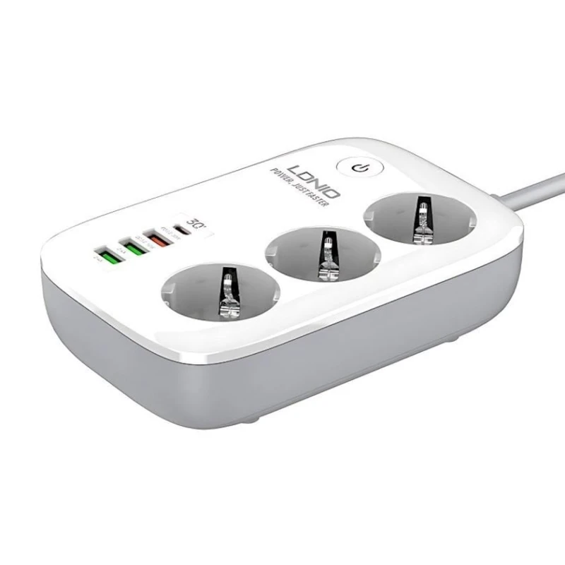 Сетевой фильтр LDNIO SEW3452 Wifi Smart Power Strip White Сетевой фильтр LDNIO SEW3452 Wifi Smart Power Strip White