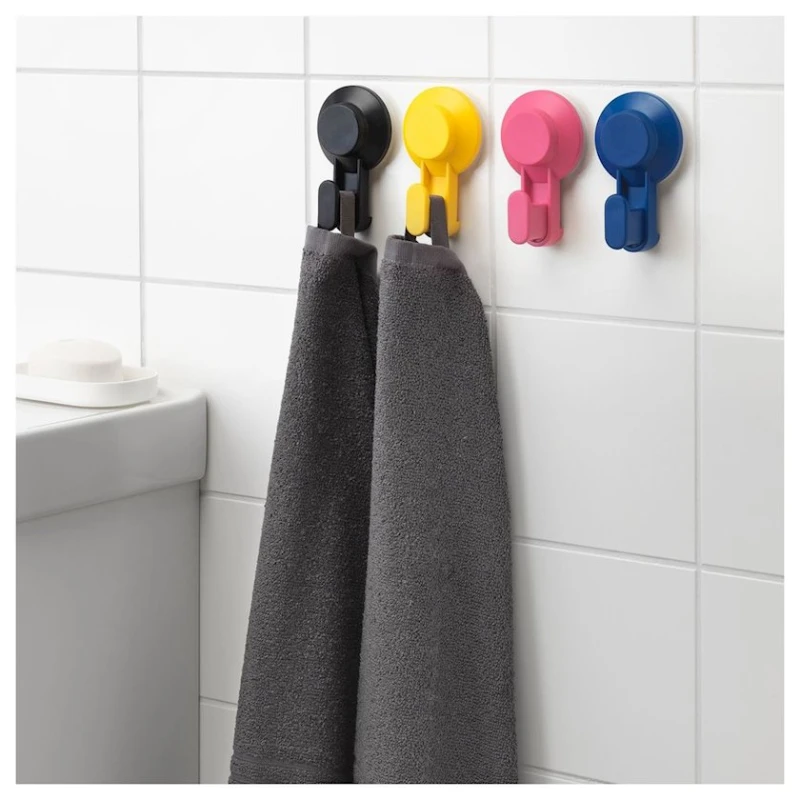 Крючки для ванной IKEA Tisken, пластик, 10х6х4 см, 4 шт