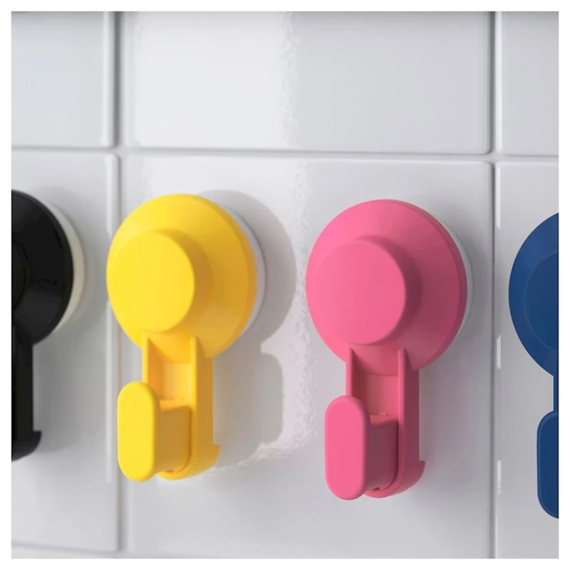 Крючки для ванной IKEA Tisken, пластик, 10х6х4 см, 4 шт