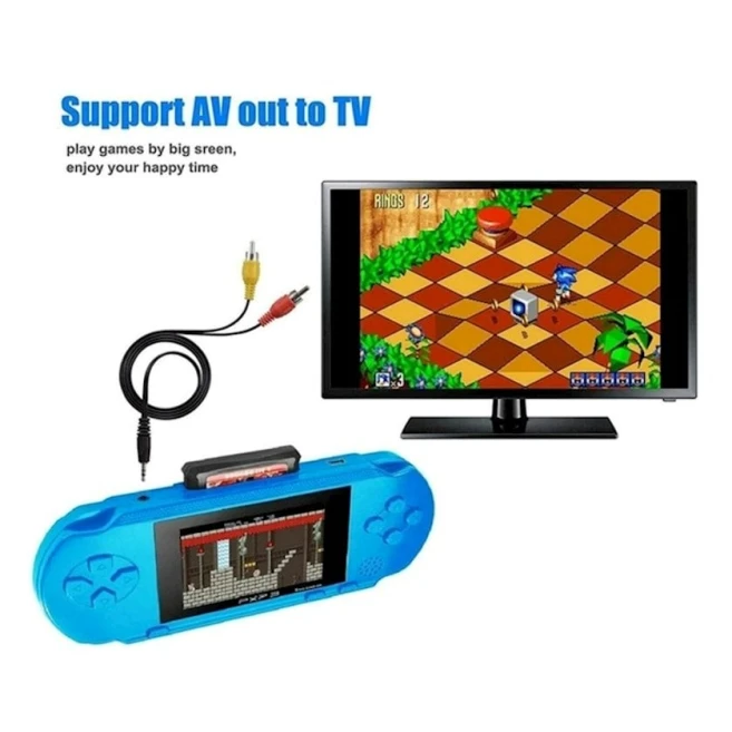 Portativ oyun konsolu PXP 3 MD-2700 Blue Portativ oyun konsolu PXP 3 MD-2700 Blue