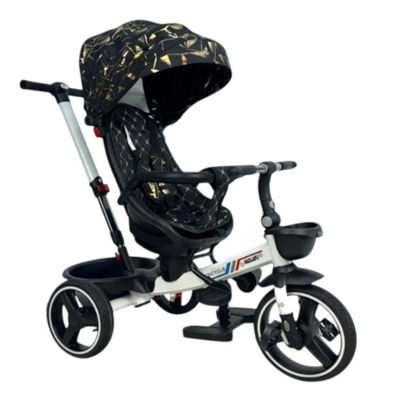 Uşaqlar üçün üçtəkərli velosiped 6017_RB_210967, qara