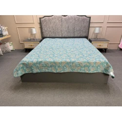 Покрывало Moon Stars YO-DM-008, 200x230 см, евро макси, бирюзовое Покрывало Moon Stars YO-DM-008, 200x230 см, евро макси, бирюзовое