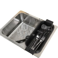 Дуршлаг IKEA Lillhavet, 48x18x10 см, полипропилен, черный Дуршлаг IKEA Lillhavet, 48x18x10 см, полипропилен, черный