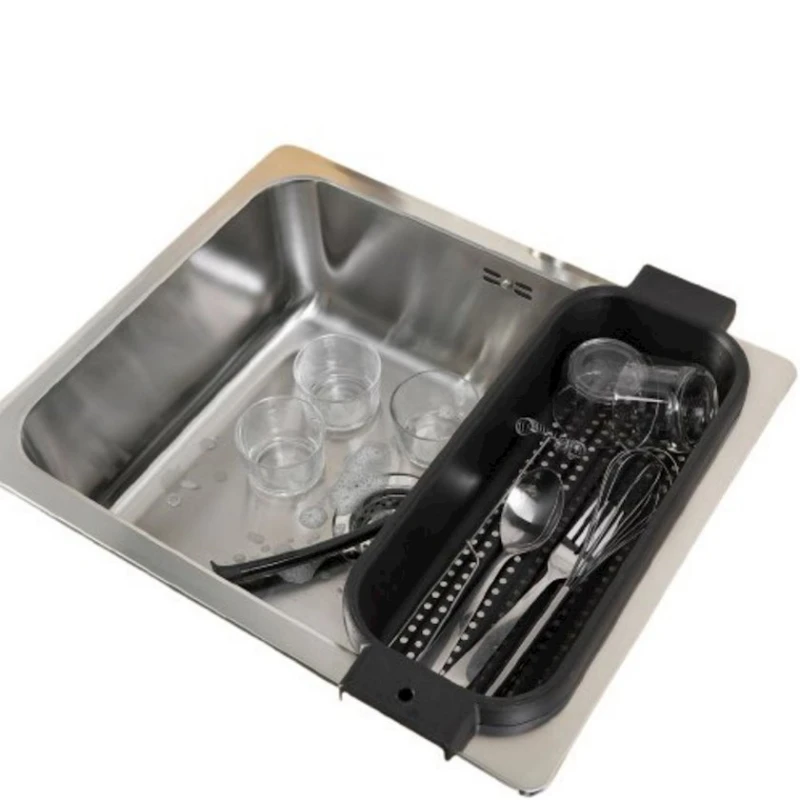 Дуршлаг IKEA Lillhavet, 48x18x10 см, полипропилен, черный Дуршлаг IKEA Lillhavet, 48x18x10 см, полипропилен, черный