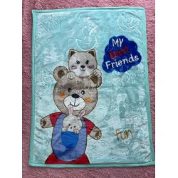 Детское одеяло MiraNova SF-492, велюр, разноцветное, 105х140 см