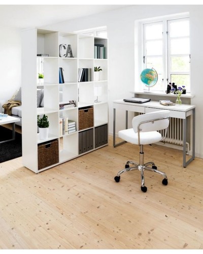 Ofis kreslosu JYSK Snedsted, 53x74/84x56 sm, ağ