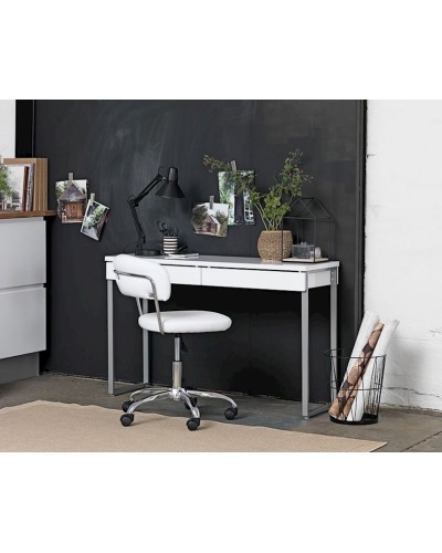 Ofis kreslosu JYSK Snedsted, 53x74/84x56 sm, ağ