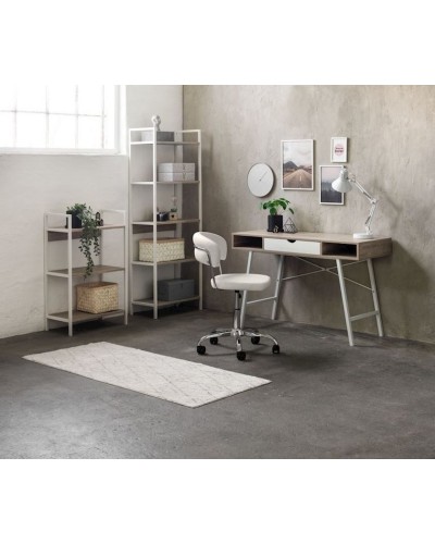 Ofis kreslosu JYSK Snedsted, 53x74/84x56 sm, ağ