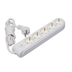 Удлинитель Makel N5310033, 2 м, 5-розеточный