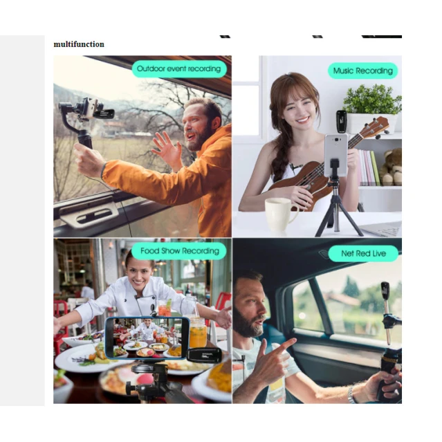 Петличный микрофон Xiaokoa Wireless 3.5 мм Петличный микрофон Xiaokoa Wireless 3.5 мм