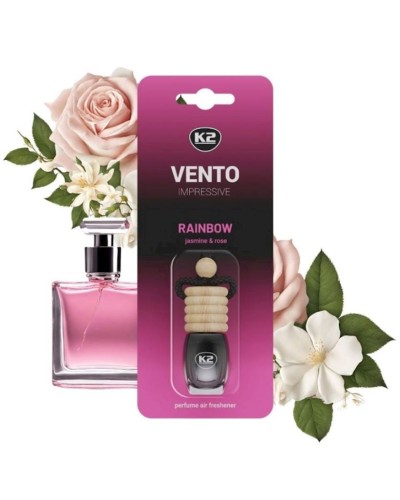 Avtomobil üçün ətirləndirici K2 Vento Impressive Rainbow Jasmine&Rose, 8 ml